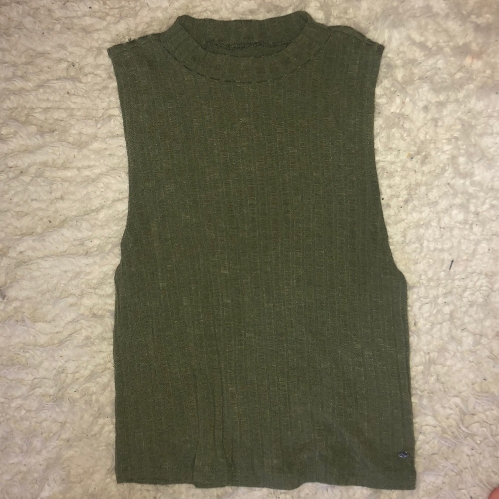 American Eagle Ribbed Tunic Tank